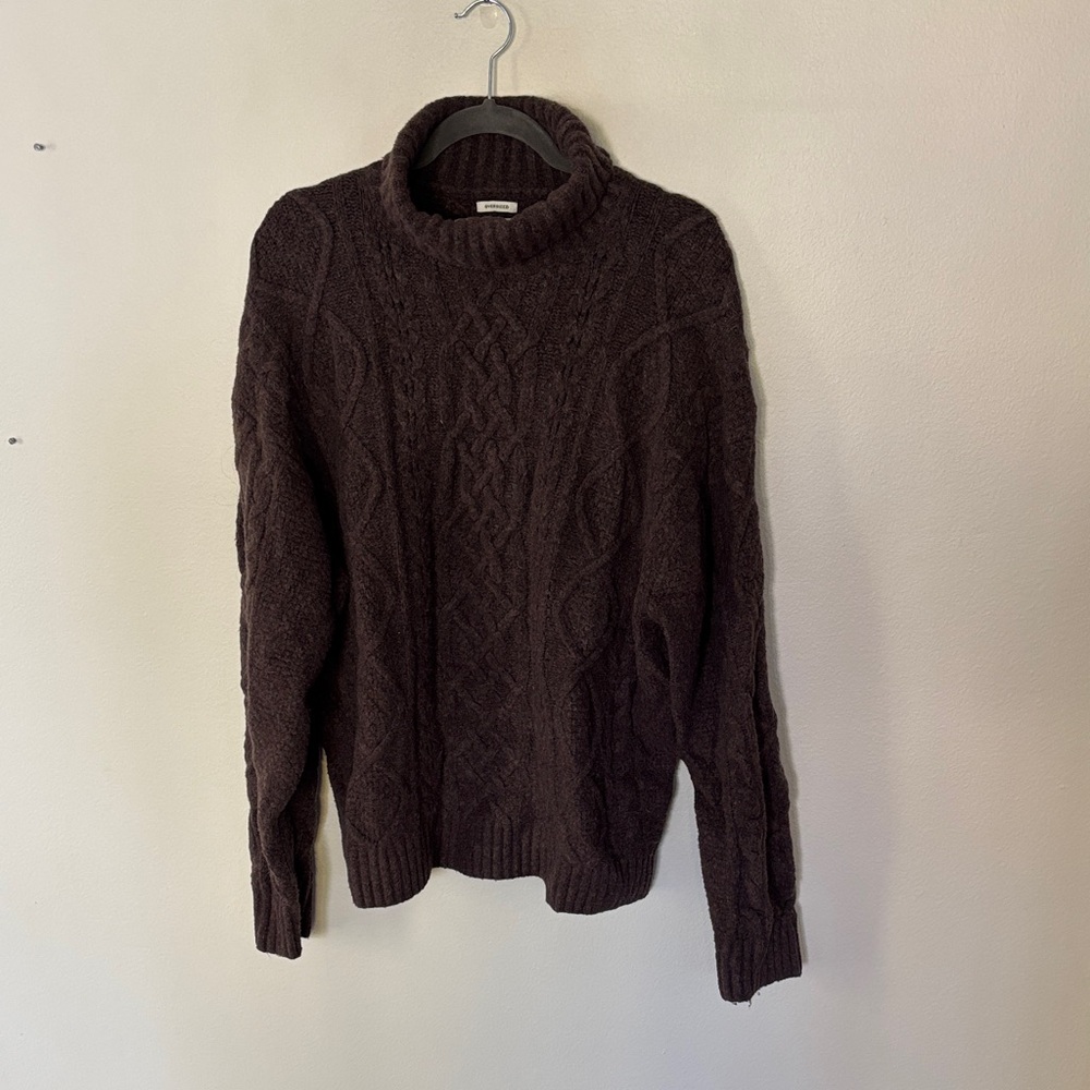 Abercrombie & Fitch Dark Brown Turtleneck Sweater